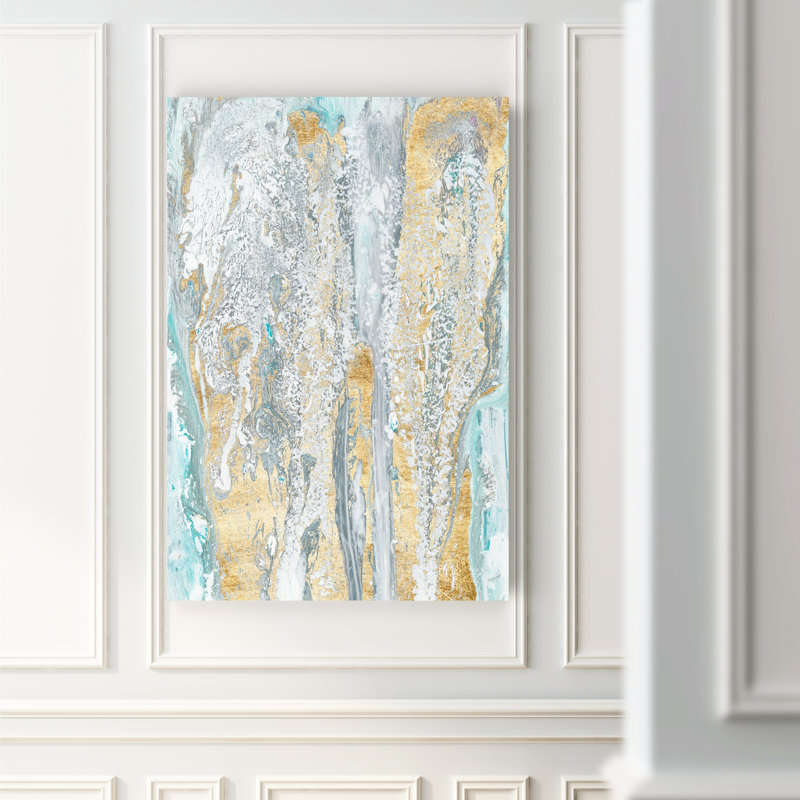 Fjords I - reproduction sur toile, H 20 po x l 16 po x P 1 po, Toile tendue