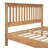 Ophelia & Co. Monaco Farmhouse Solid Wood Bed Frame with Slat Headboard, Rustic Pinewood Mission Style Platform Bed with Chunky Posts, No Box Spring Required-798396536