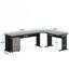 Bureau de direction en L 83 po - Style industriel