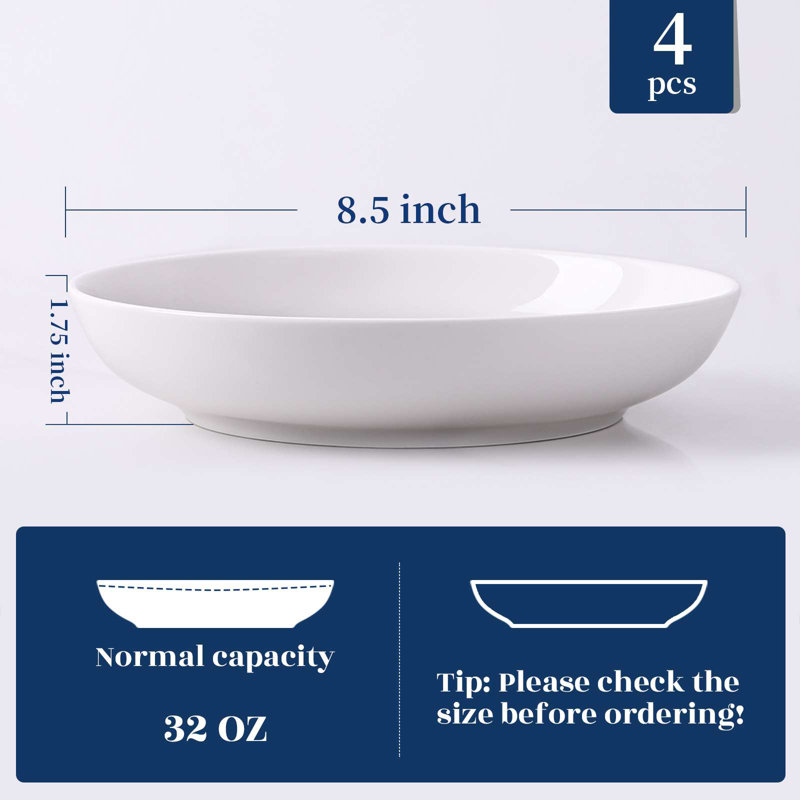 32 oz. Pasta Bowl, White