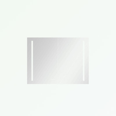 Rectangle Mirror with Cabinet