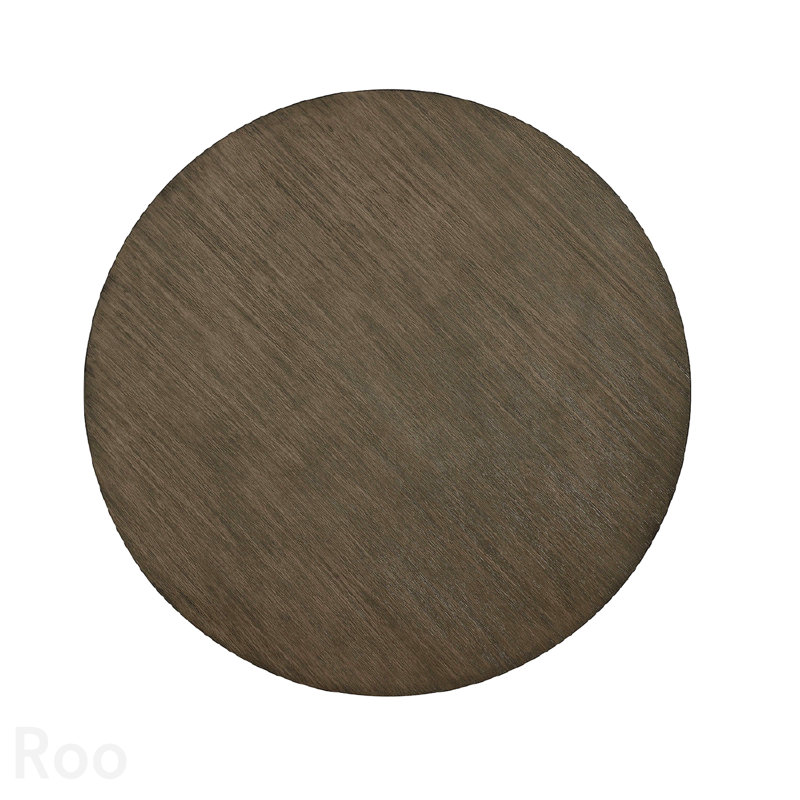 Table de salle à manger rustique en bois massif gris avec tablette 1 pièce seulement