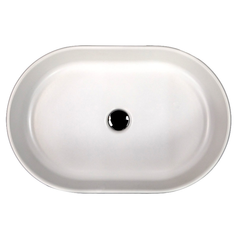 Regatta 23.75'' L Bathroom Sink, Matte White