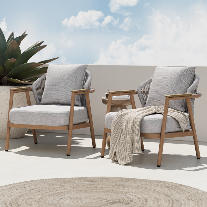 Fauteuils d'appoint Manzanares, Brun, Gris
