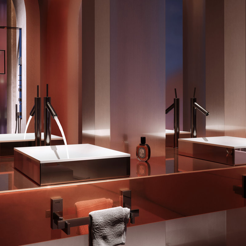 AXOR Suite Sinks Square Sink without Overflow, Chrome