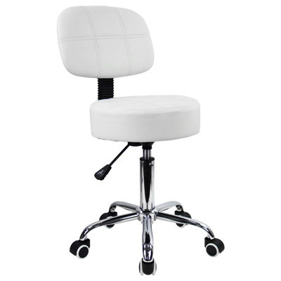 URBNLIVING Swivel Upholstered Adjustable Height Counter Stool with Metal Frame