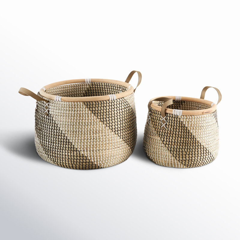 Ensemble de paniers en bois manufacturé Julip