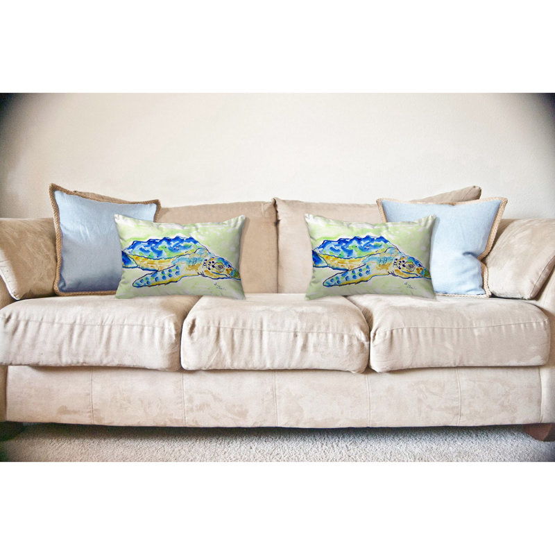 Outdoor Reversible Throw Pillow
