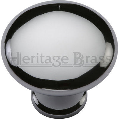 Heritage Brass Victorian Inspired Heritage Cabinet Knob Mushroom Design 38mm
