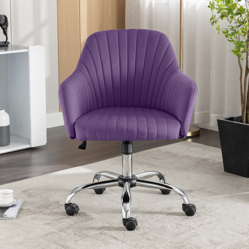 Fauteuil ergonomique ajustable en velours 25,47 po Profondeur du produit,