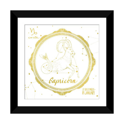 Capricorne par Sara Zieve Miller - Giclée sur toile tendue sans cadre