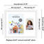 Cadre pour enfants 13,5 x 16 avec deux ouvertures - un cadre 8,5 x 11 pour l'exposition d'art pour enfants et un cadre 4 x 6-101041397