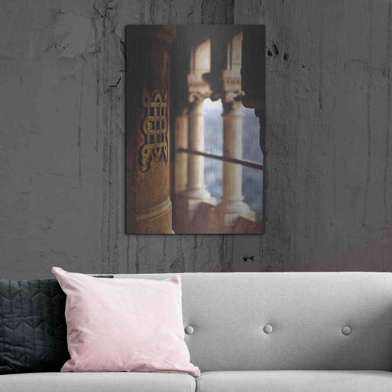«Lark Manor» «Coeur Sacr» par Sebastien Lory, art mural en métal, H 36 po x l 24 po