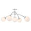  Plafonnier semi-encastré 5 lumières Redfield-1579668642
