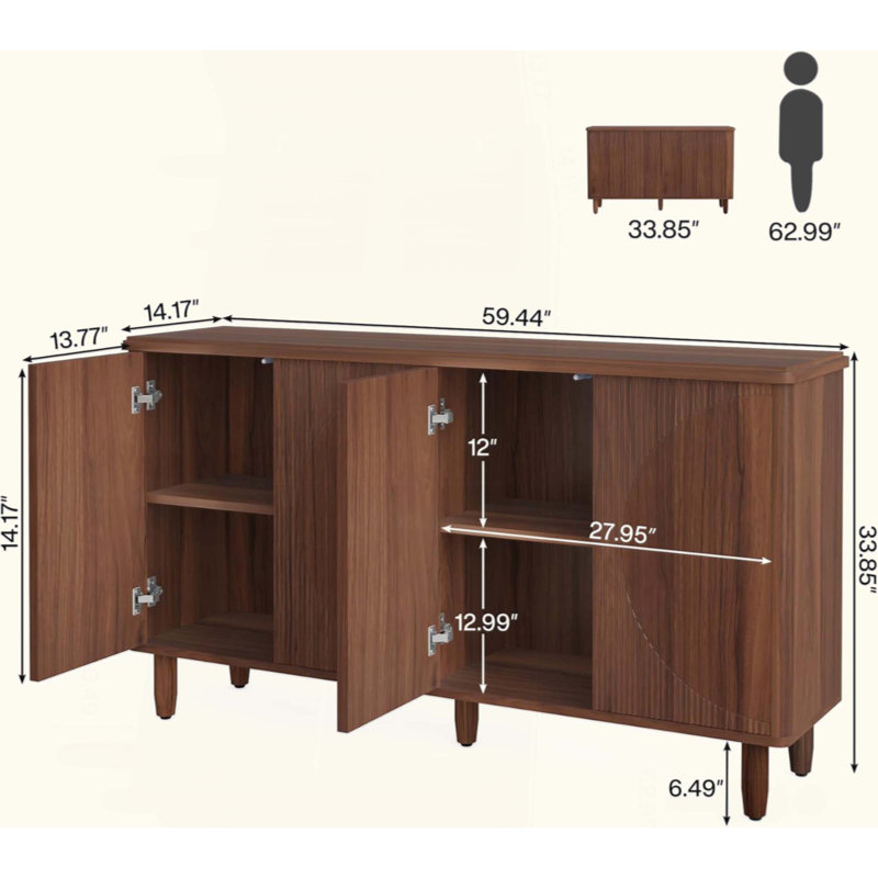 Buffet avec rangement Modern Modern