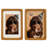 Wood Picture Frame with Mat, Desk or Wall Display Mid Century Rounded Edge Picture Frames-538623731-538623740
