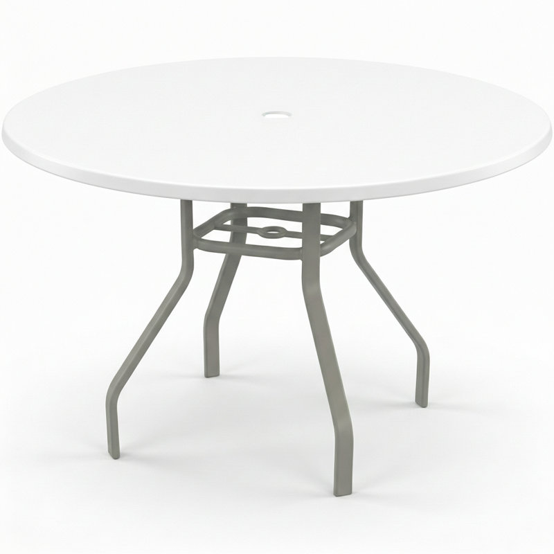 Table de salle à manger 42 ", Gris mat