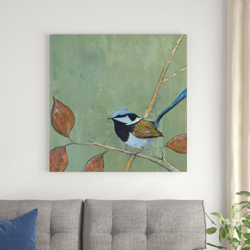 Oiseau au repos I, H 36 po x l 36 po x P 1 po