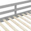 Lit mezzanine double avec échelle, tablettes et bureau, gris-291246583-291246576
