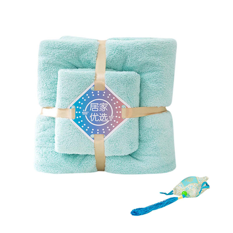 Soft Microfiber Bath And Face Towel Set With Sachet, Absorbent Wearable Towel For Women Travel Home, 28.7x51.2in Color B