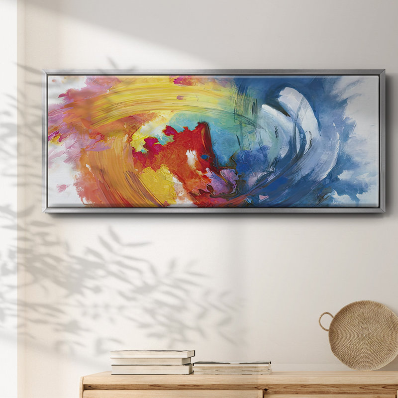Calliope - Framed Canvas, 20" H x 50" W