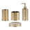 Ensemble d'accessoires de salle de bain 4 pièces Laurey