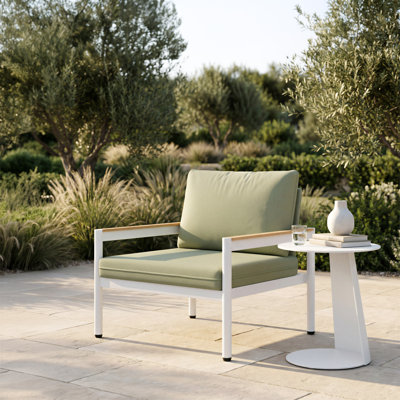 Fauteuil vert litchi