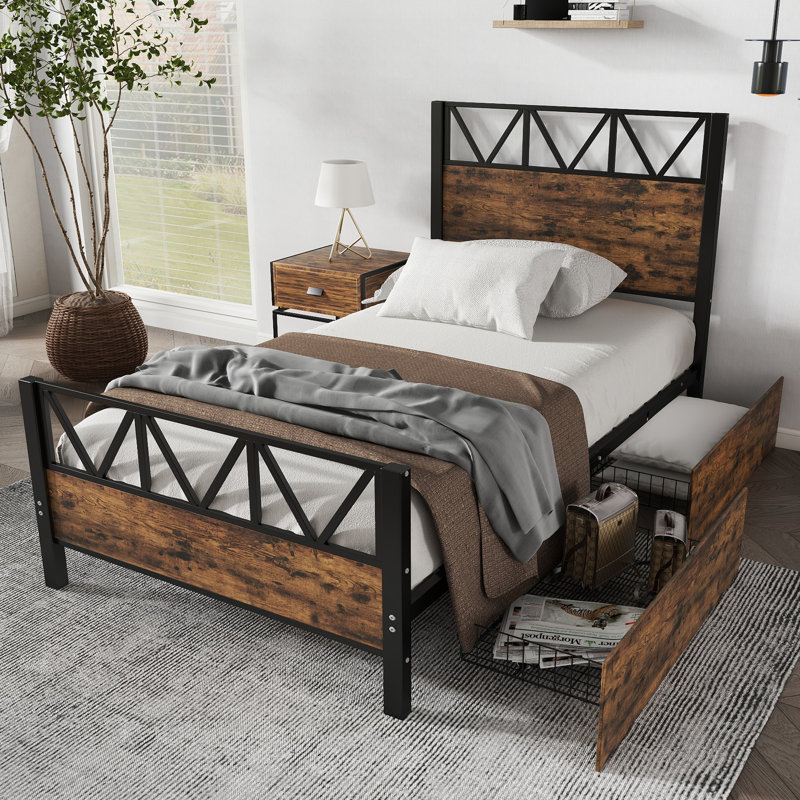 Metal Bed, Single (3')