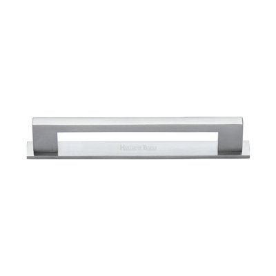 Heritage Brass Heritage Cabinet Pull Metro Design with Plate