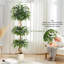 Ficus artificiel avec tronc courbé
