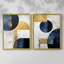 ABSTRACT Series DLVI - reproduction encadrée de qualité supérieure - prête à être accrochée - aucun clou requis - aucun clou requis-1220177246-1220177241