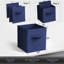 Bacs de rangement 13 pouces Sorbus - Cubes de rangement robustes en tissu pliable avec poignée - 8 paniers pliables pour organiser vêtements, jouets, livres - Paniers de rangement pour tablettes, placards-108297692