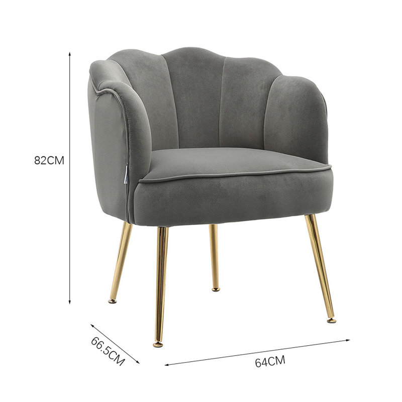 Adans Velvet Armchair