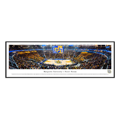 NCAA Marquette Basketball Panoramic Print