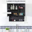 Armoire à pharmacie murale, miroir de salle de bain avec portes doubles et tablettes de rangement
