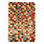 Makylee Wool Geometric Area Rug in Multicolor