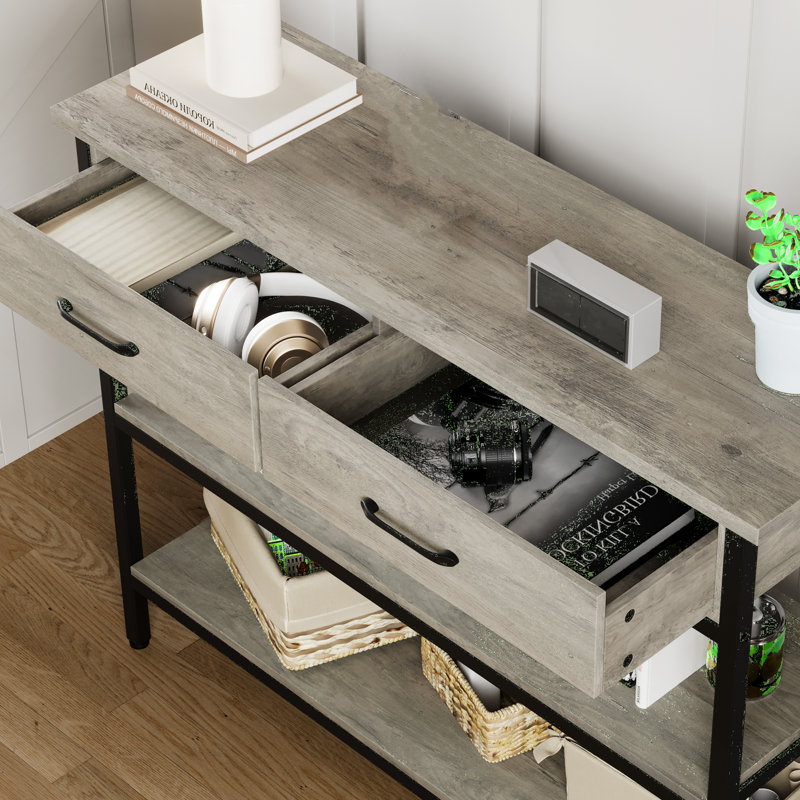 Console de 39,5 po Debrah, Noir