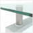 Plateau transparent / base blanche est en rupture de stock
