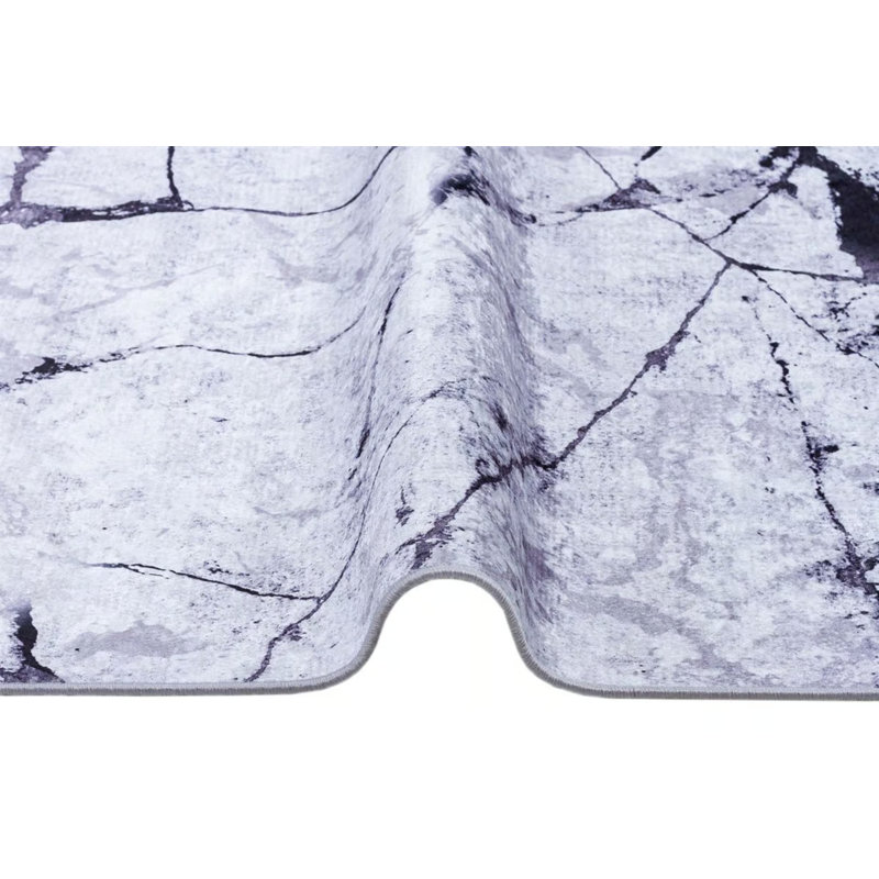 Tapis intérieur / extérieur en coton Cozma, Rectangle 3 pi 3 po x 6 pi 7 po