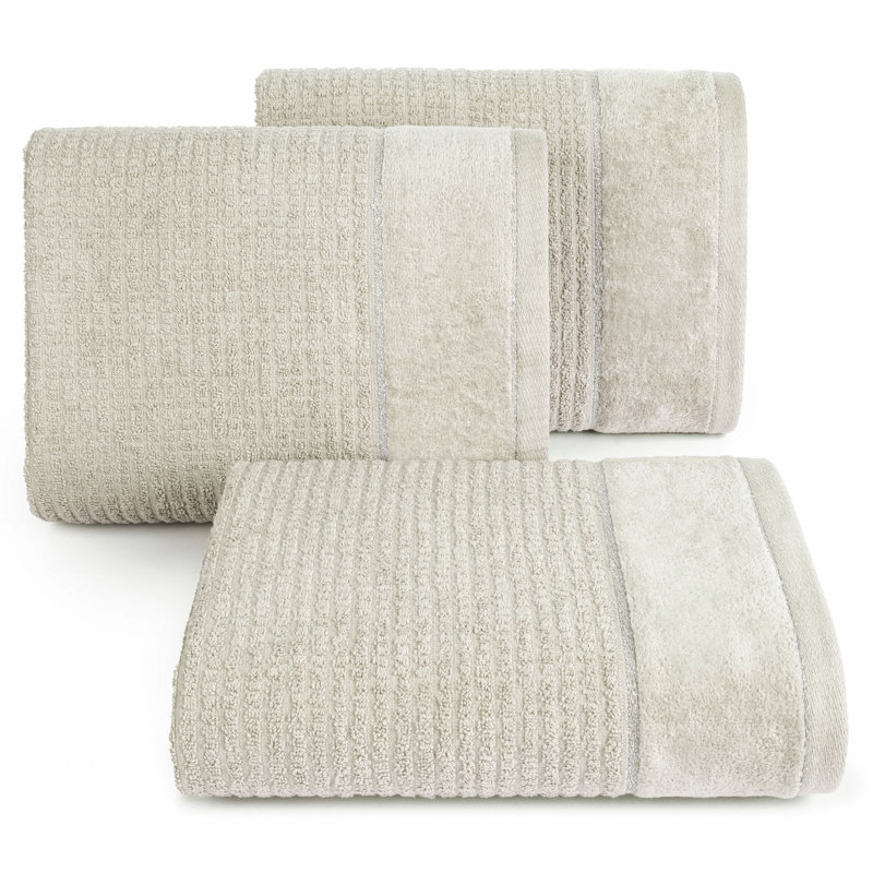 Hoke Midweight Jacquard Hand Towel, Beige