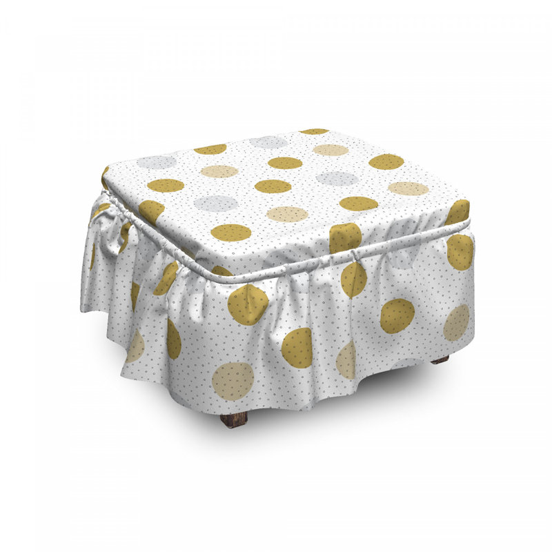 Housse pour repose-pieds shapes circulaire