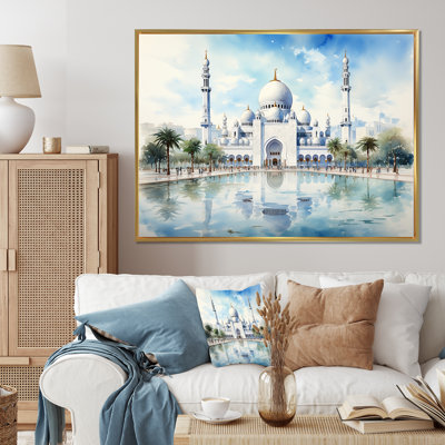 Blanc, mosquée de l'Islam blanc Sheik Zayed III - Art mural