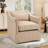 Kandyn 30" Wide Modern Soft Upholstered Swivel Arm Accent Chair With Lumbar Pillow-948757446