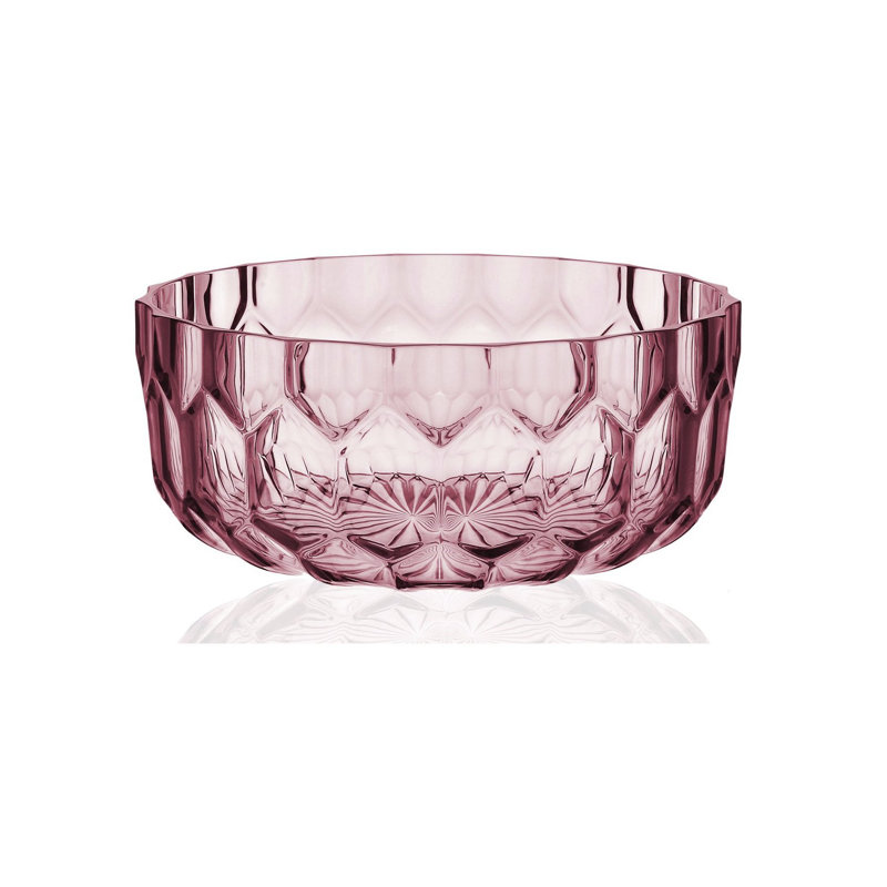 Jellies Transparent Or Mass-dyed Thermoplastic Technopolymer Bowl, Pink
