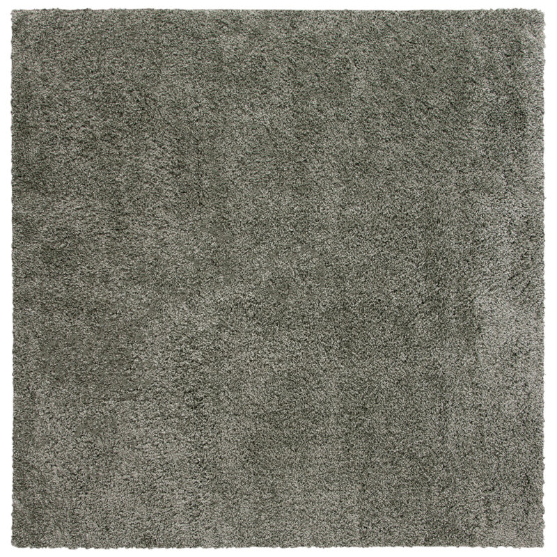 Elidge Shag Performance Solid Color Rug, Square 6'7"