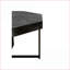 Antique Black 30'' Wood Octagonal Coffee Table with Cross Metal Legs, Easy Assembly &amp; Cleaning