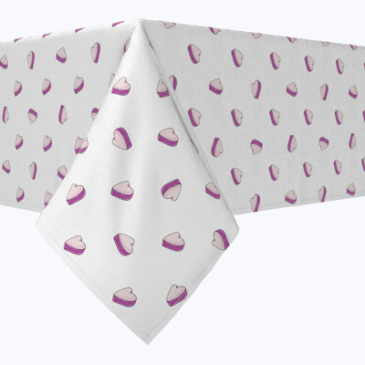 Square Geometric Cotton Twill Tablecloth