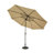 Shela 132'' Lighted Market Umbrella with Breez-Tex Canopy-2023074867