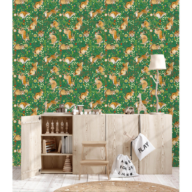 Panneau de papier peint Trini, L 18,75 po x l 25 po, Papier