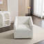 Fauteuil demi-tonneau rembourré pivotant à 360 ° West